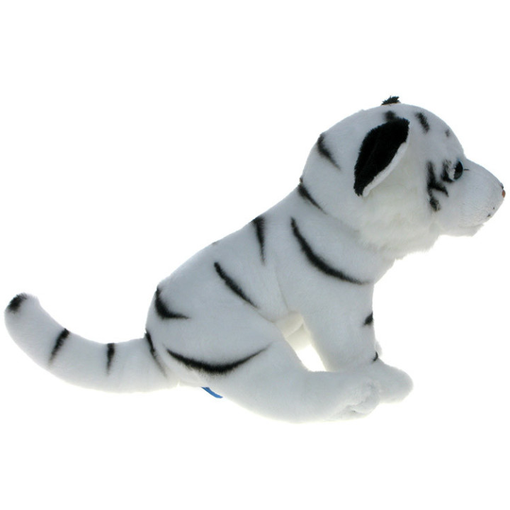 Maskotka Tygrys śnieżny siedzący 18cm
