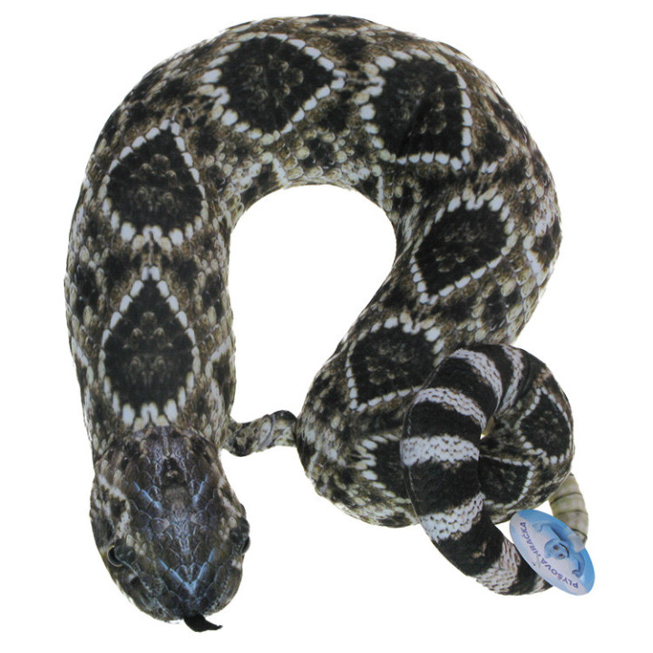 Pluszowe Barwne Zoo: Maskotka - Poduszka: Wąż (grzechotnik diamnetowy)