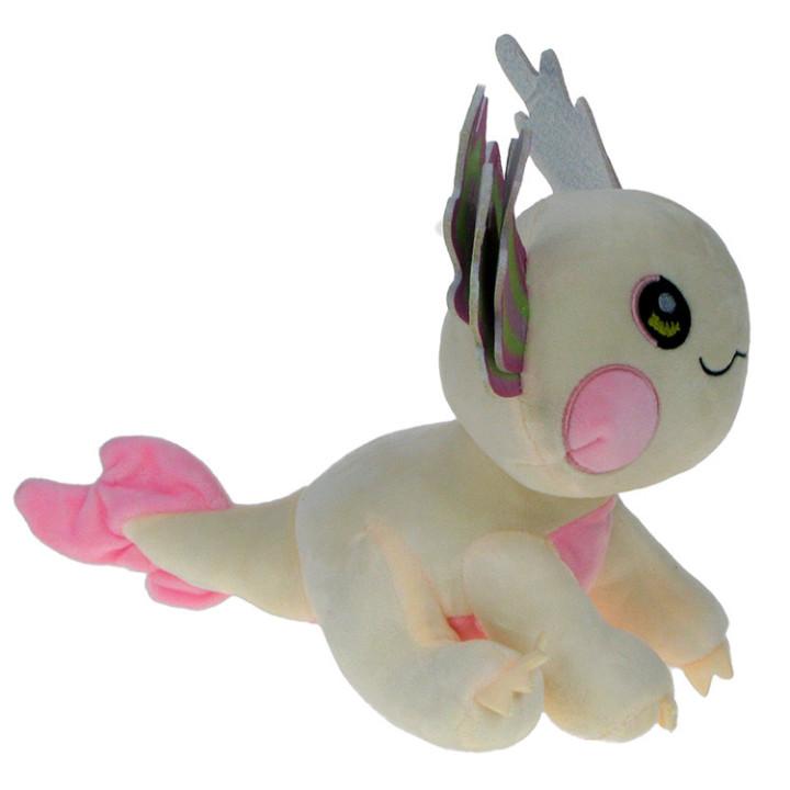 Zwierzaki cudaki: Maskotka Axolot żółty 30cm
