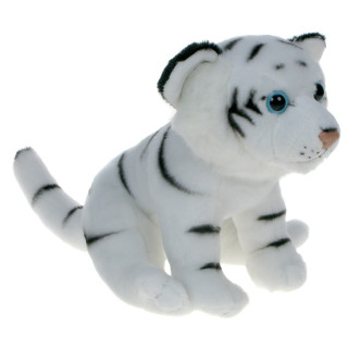Maskotka Tygrys śnieżny siedzący 18cm