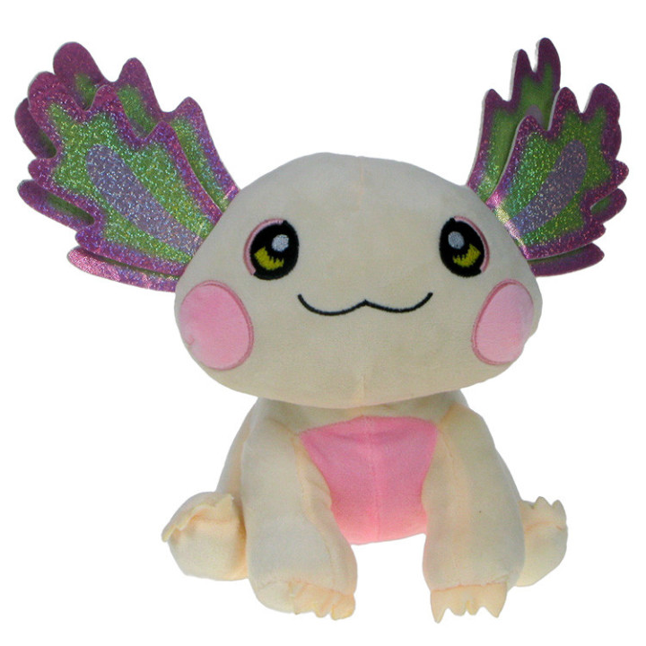 Zwierzaki cudaki: Maskotka Axolot żółty 30cm