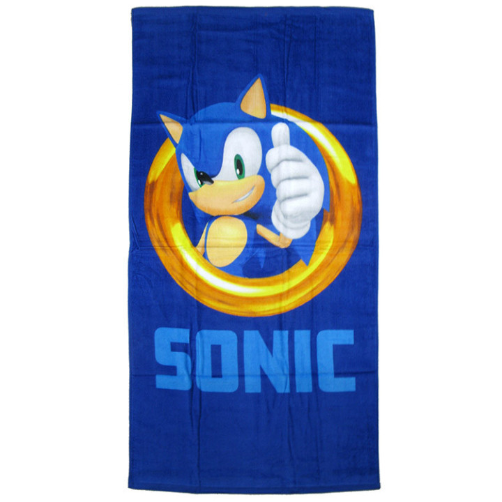 Ręcznik kąpielowy, plażowy Sonic the Hedgehog