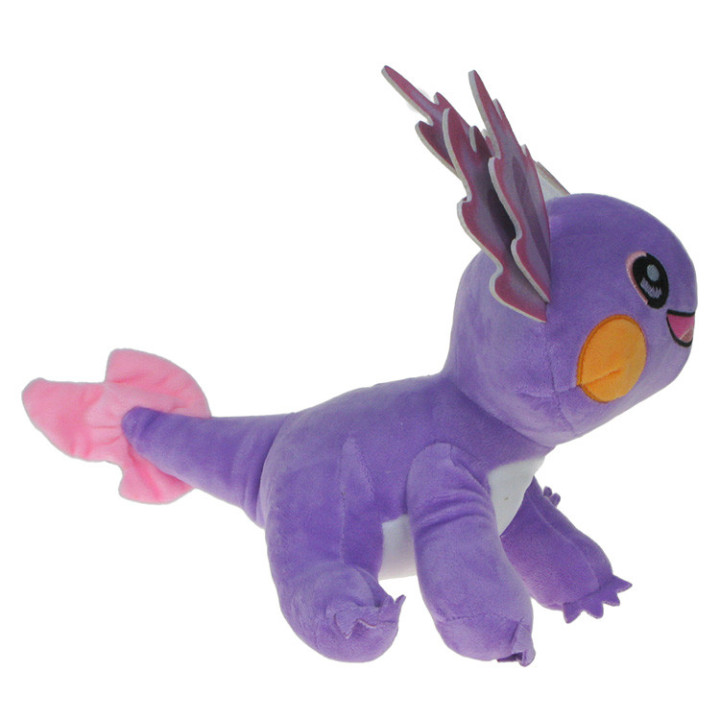 Zwierzaki cudaki: Maskotka Axolot fioletowy 30cm