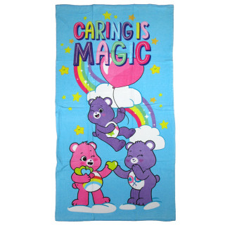 Ręcznik kąpielowy, plażowy Troskliwe Misie (Care Bears)
