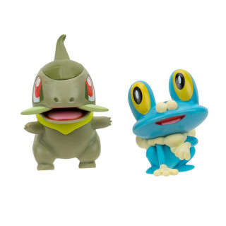 Pokemon - komplet 2 figurek - 42453 Froakie + Axew
