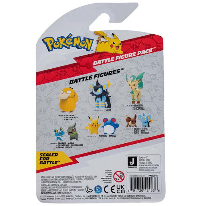 Pokemon - komplet 2 figurek - 42453 Froakie + Axew