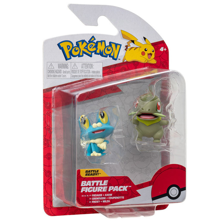 Pokemon - komplet 2 figurek - 42453 Froakie + Axew