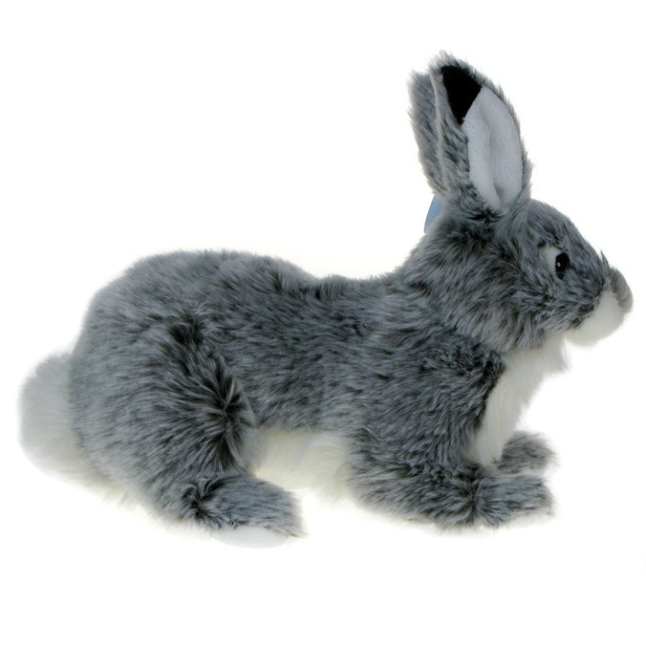 Maskotka Królik 30cm szary