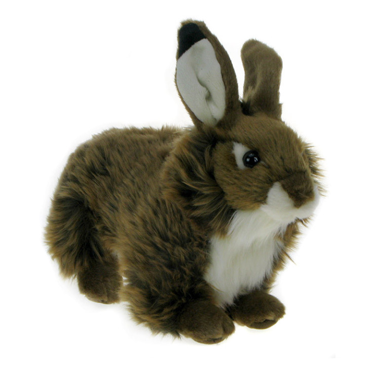 Maskotka Królik 30cm brązowy