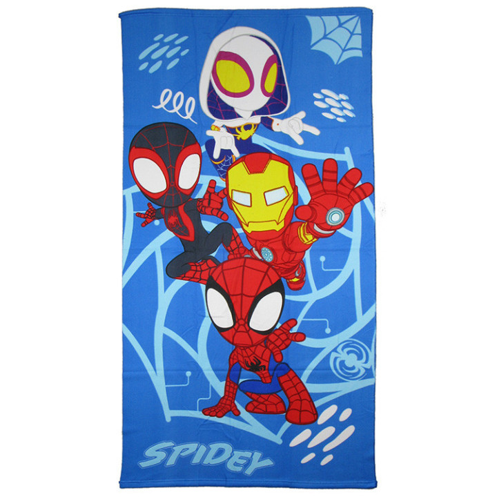 Ręcznik kąpielowy, plażowy Spidey i Super Kumple 70cm x 140xm