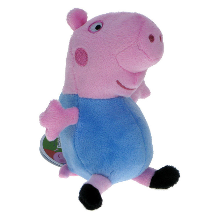 Świnka Peppa - 3w1 (maskotka, breloczek, portfelik na monety) Świnka Jacek (George) 16/12cm