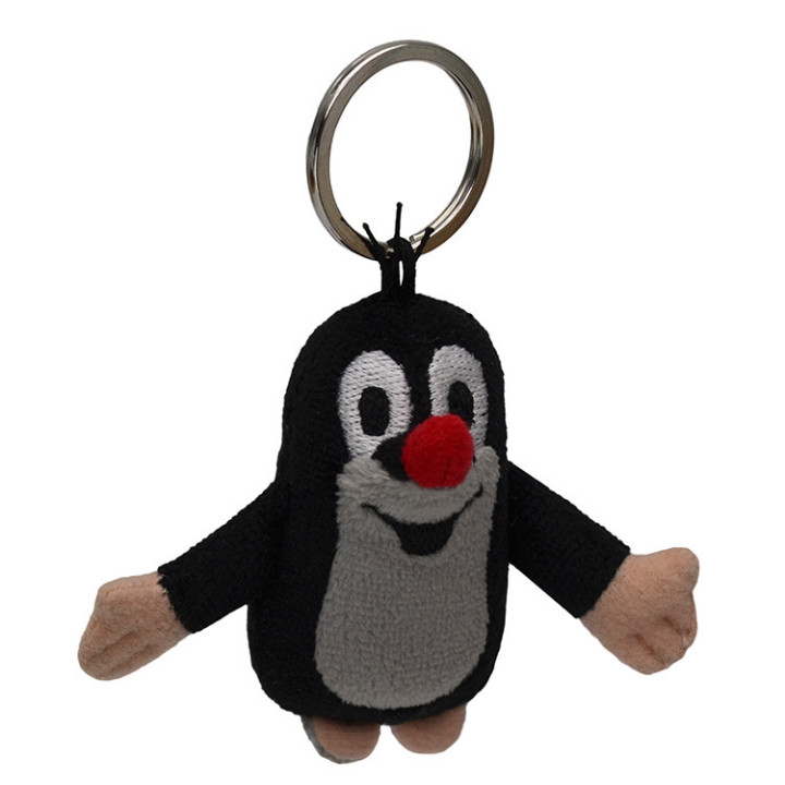 Krecik: Maskotka mini Krecik 6cm z kółkiem do kluczy