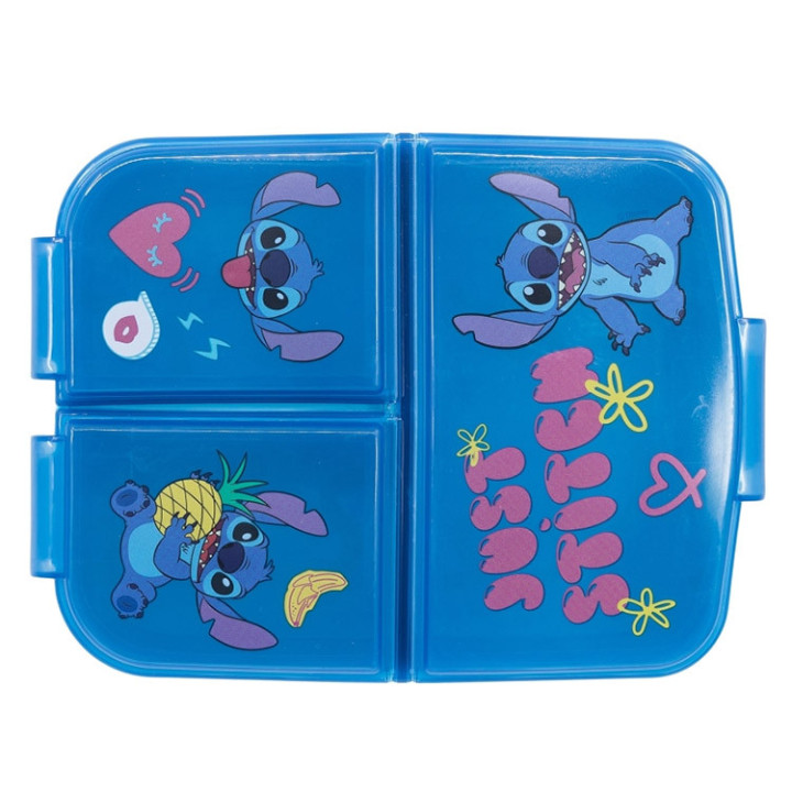 Śniadaniówka trzykomorowa Stitch