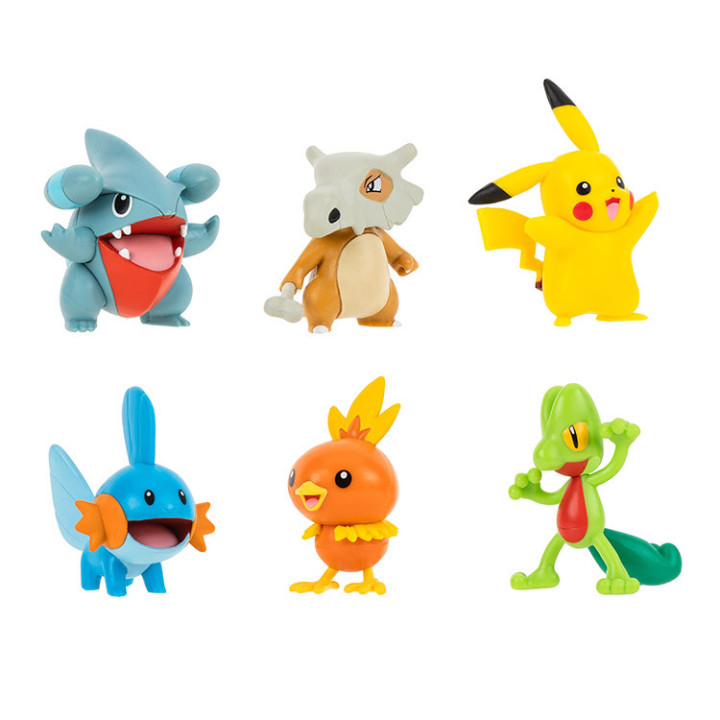 Pokemon - komplet 6 figurek - Battle figure multi pack