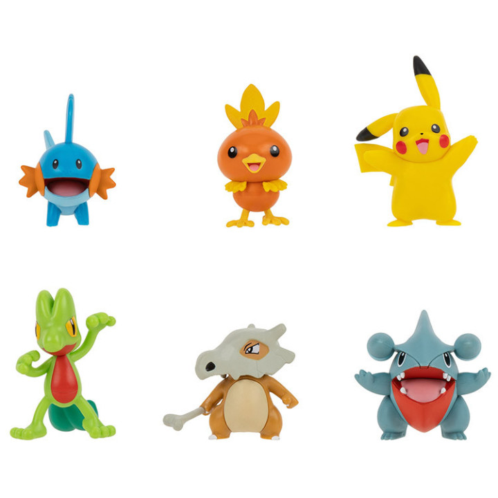 Pokemon - komplet 6 figurek - Battle figure multi pack