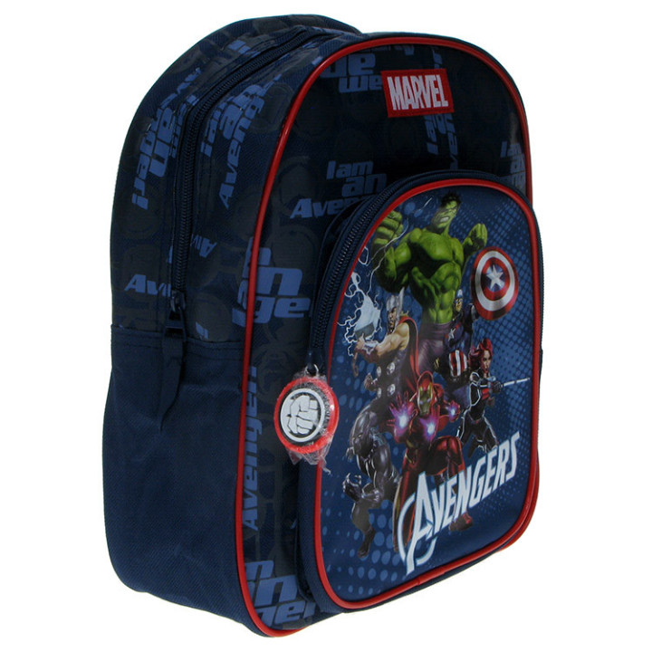 Plecak Marvel Avengers z kieszonką - Thor, Iron Man, Kapitan Ameryka, Hulk, Czarna Pantera i Wdowa