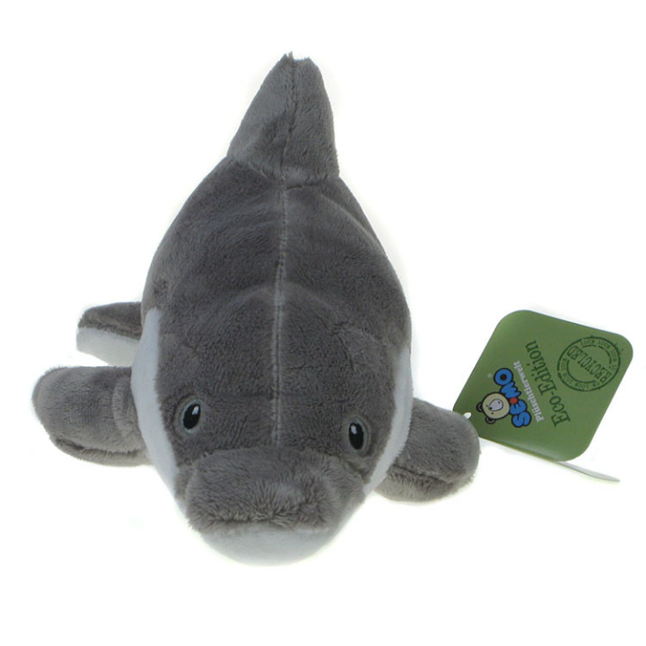 Maskotka Delfin szary 30cm Eko-Edition