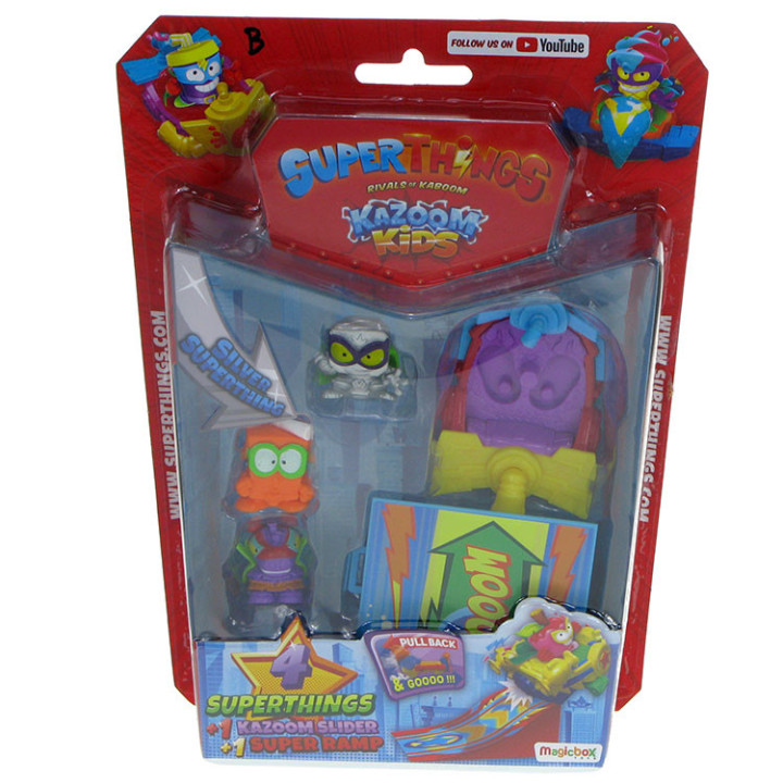 SuperThings seria 8 Kazoom Kids: Kazoom Slider +4 SuperThings - B