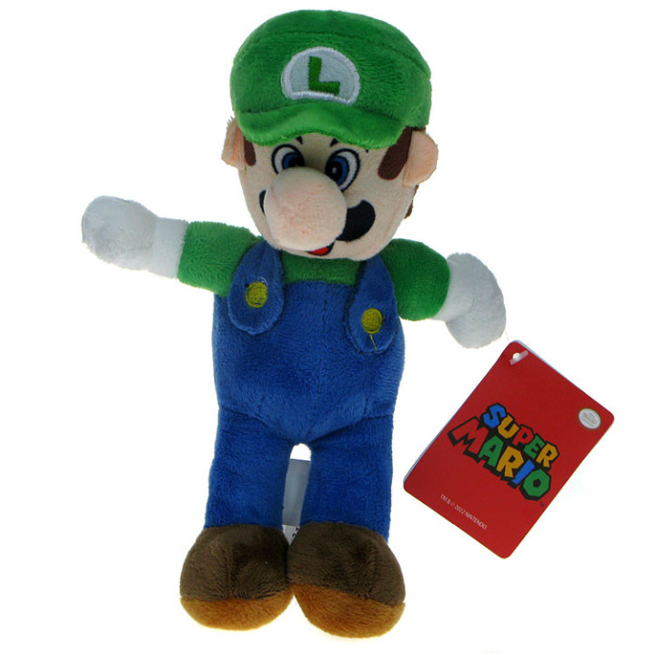 Super Mario Bros. - Maskotka Luigi - 20cm