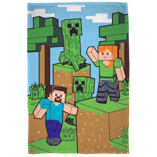 Koc polarowy Minecraft: 100cm x 150cm