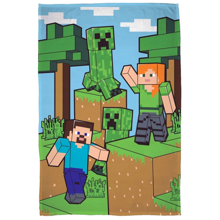 Koc polarowy Minecraft: 100cm x 150cm