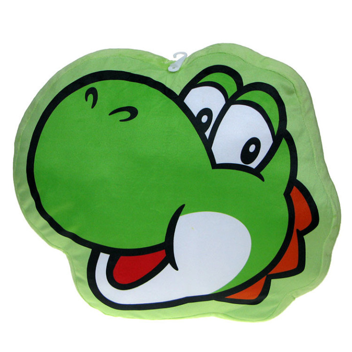 Super Mario Bros. - Poduszka pluszowa (kształtka) Yoshi