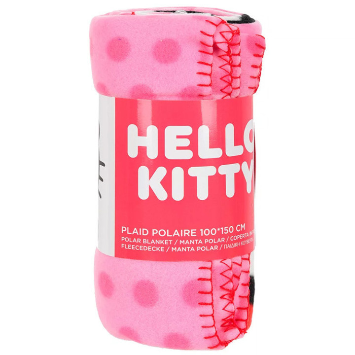 Koc polarowy Kotka Hello Kitty 100cm x 150cm