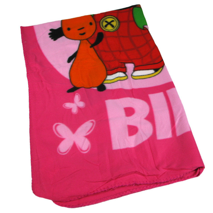 Koc polarowy króliczek Bing: Bing, Flop i Sula 100cm x 150cm