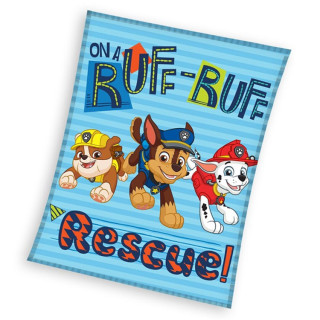 Koc polarowy Psi Patrol: Chase, Marshall i Rubble