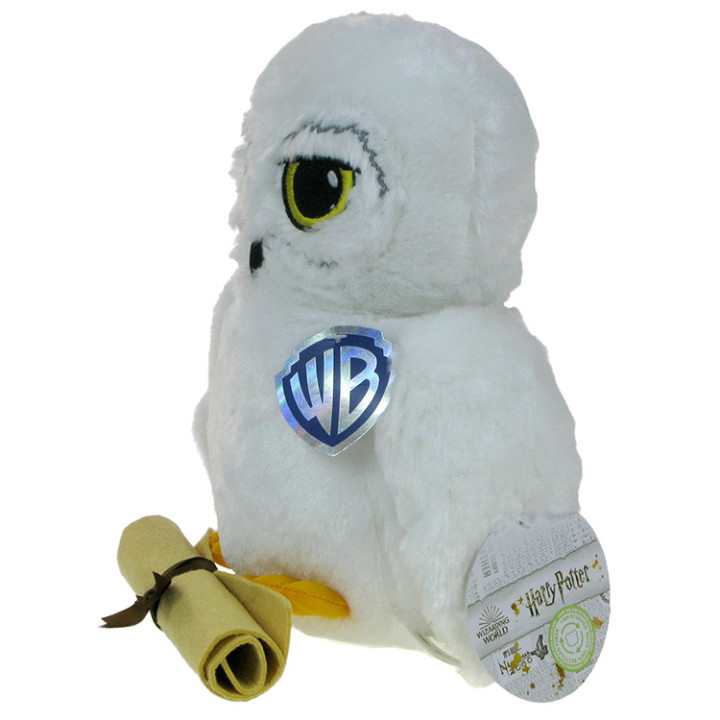 Harry Potter - maskotka sowa Hedwiga z listem z Hogwartu 26cm