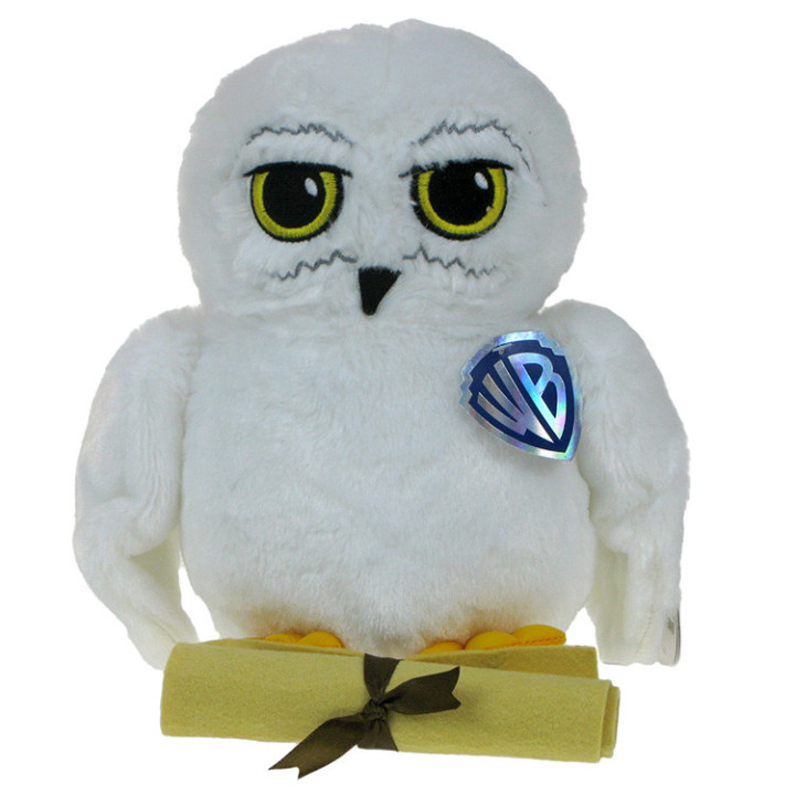 Harry Potter - maskotka sowa Hedwiga z listem z Hogwartu 26cm