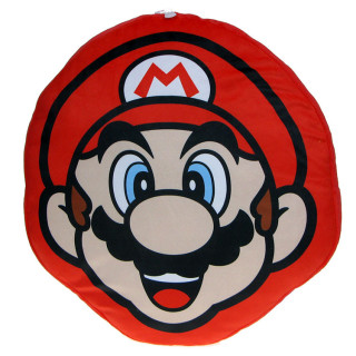 Super Mario Bros. - Poduszka pluszowa (kształtka) Mario