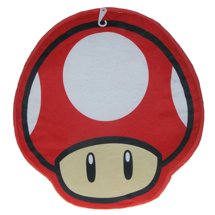 Super Mario Bros. - Poduszka pluszowa (kształtka) Toad