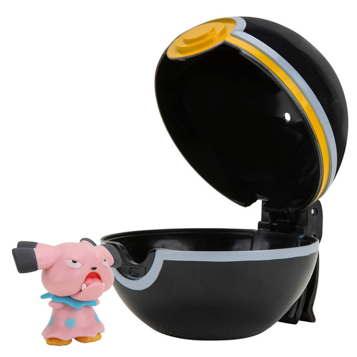 Pokemon - figurka+kula - Clip'n'go - Snubbull + Luxury Ball