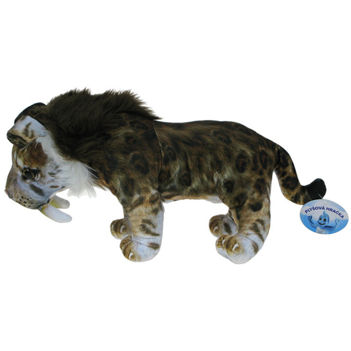 Prehistoryczne Zoo: Maskotka Tygrys Szablozębny 40cm