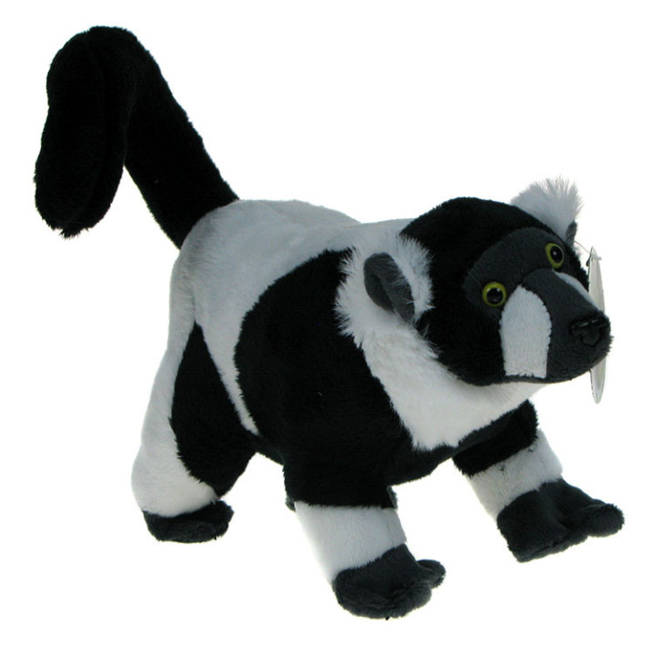 Maskotka Lemur Wari (czarno-biały) 20cm