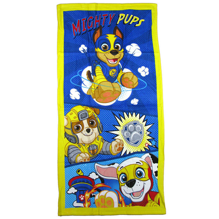 Ręcznik kąpielowy, plażowy Psi Patrol Kosmopieski (Mighty Pups)