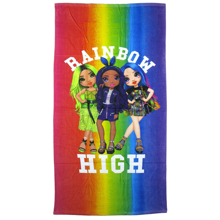 Ręcznik kąpielowy, plażowy Rainbow High