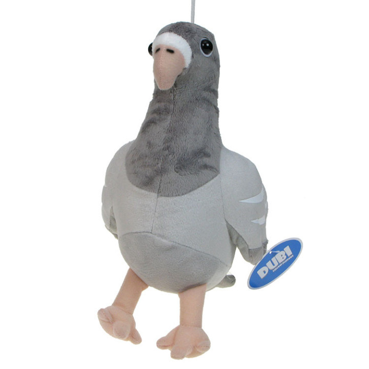 Maskotka Gołąb szary 25cm
