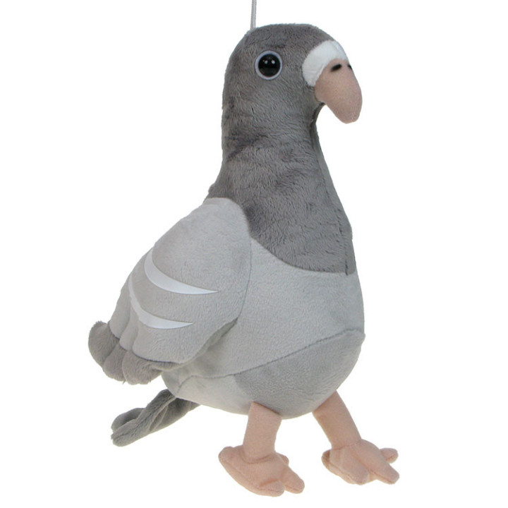 Maskotka Gołąb szary 25cm