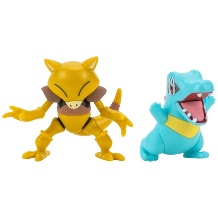 Pokemon - komplet 2 figurek - 38187 Abra + Totodile