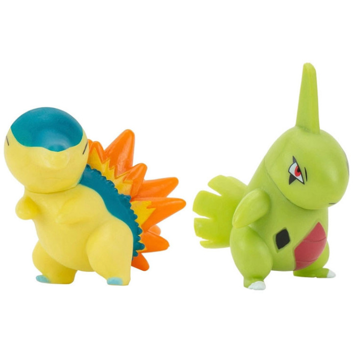 Pokemon - komplet 2 figurek - 38189 Larvital + Cyndaquil