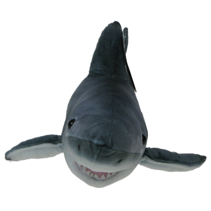 Pluszowe ZOO: Maskotka Rekin szary 45cm