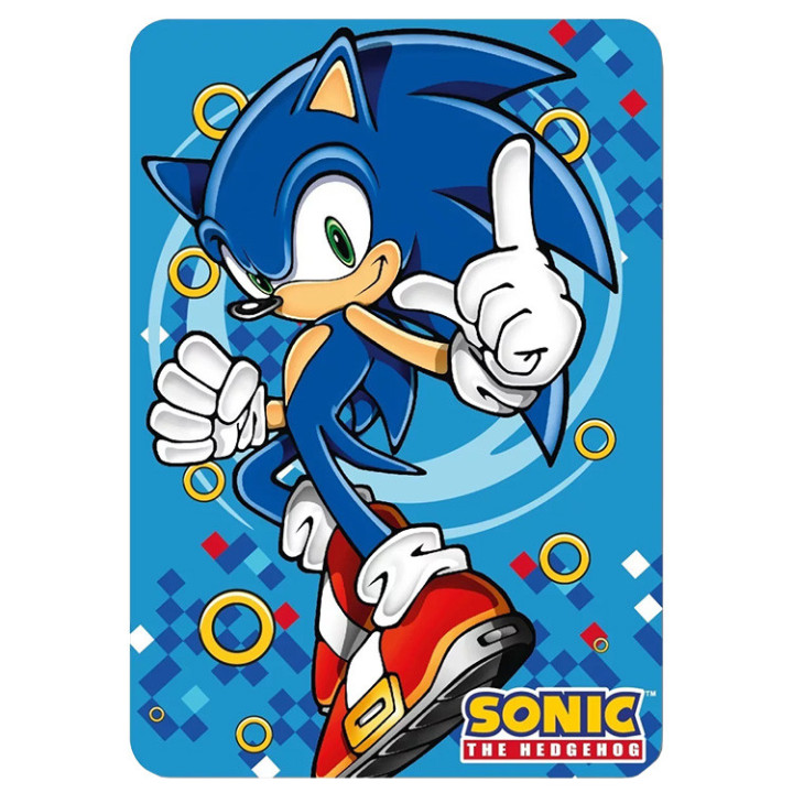 Koc polarowy Sonic the Hedgehog: 100cm x 140cm