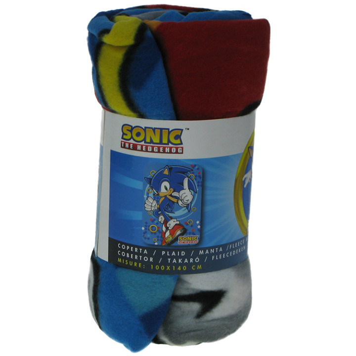 Koc polarowy Sonic the Hedgehog: 100cm x 140cm