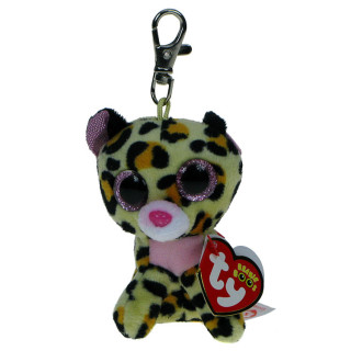 Pupilki (Ty Beanie Boos): brelok, breloczek, zawieszka lampart Livvie 8cm