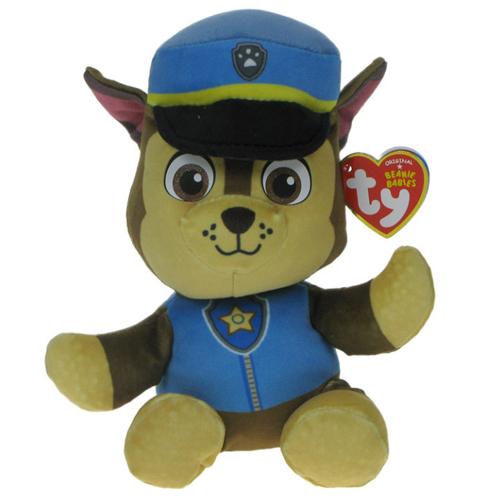 Psi Patrol - maskotka piesek Chase 20cm Ty Beanie Babies