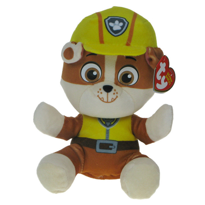 Psi Patrol - maskotka piesek Rubble 20cm Ty Beanie Babies