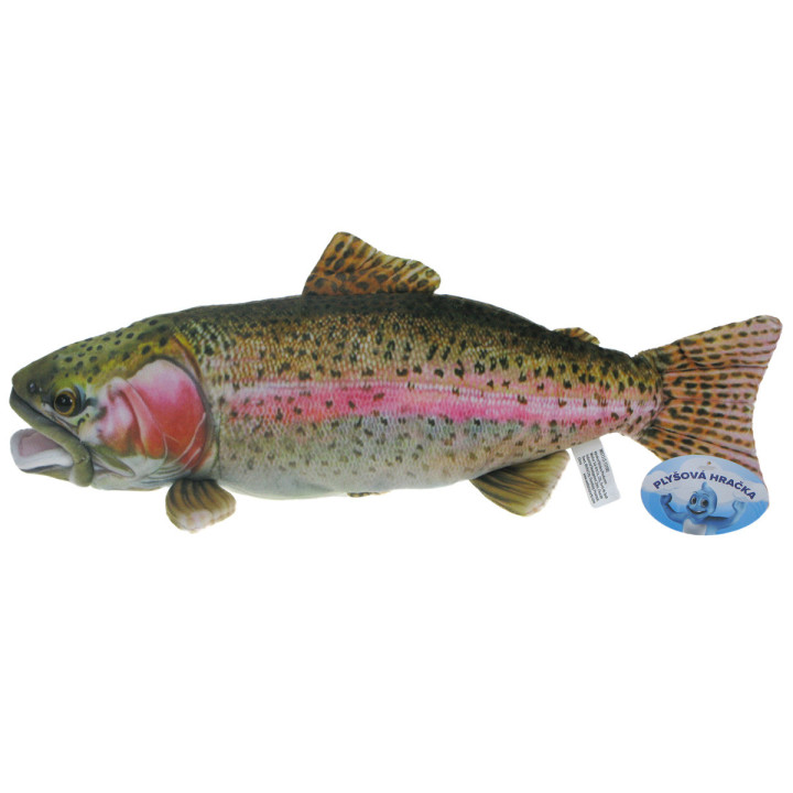 Barwne Zoo: Maskotka pluszowa ryba Pstrąg 35cm