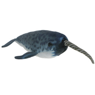 Barwne Zoo: Maskotka pluszowy Narwal 40/53cm